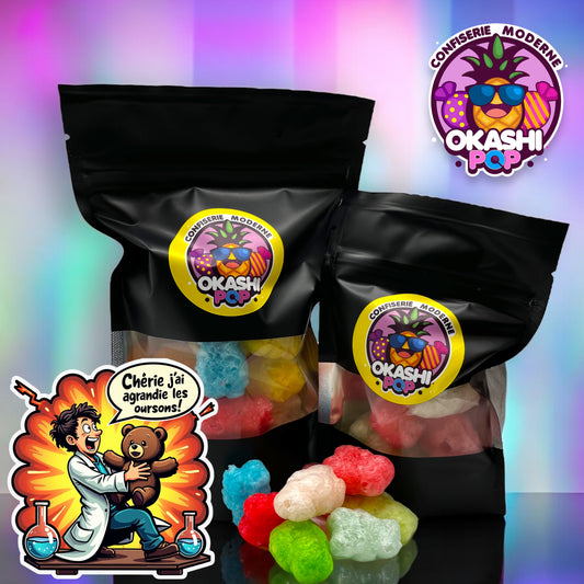 Chérie, j'ai agrandi les oursons...