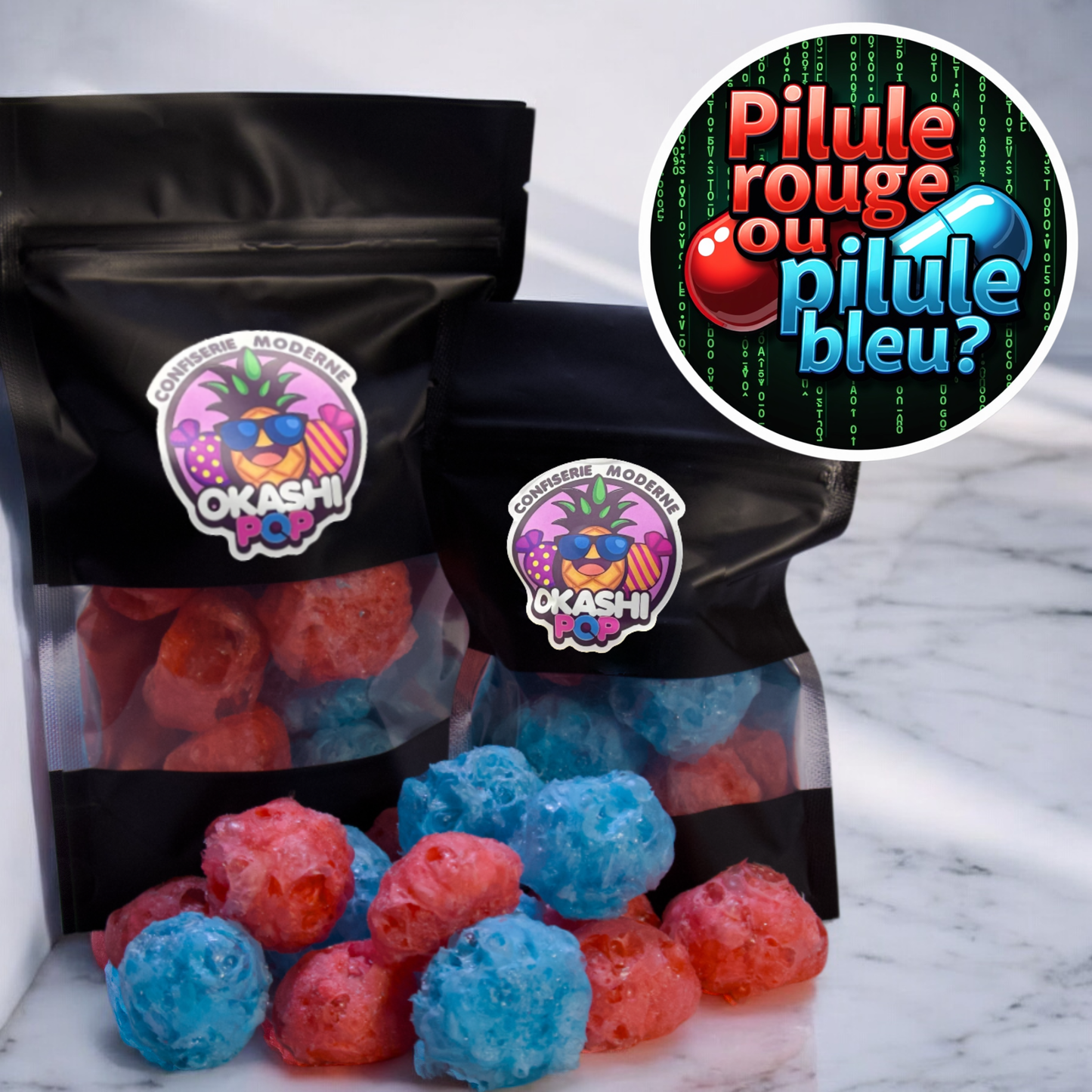 Pilule rouge ou pilule bleue?